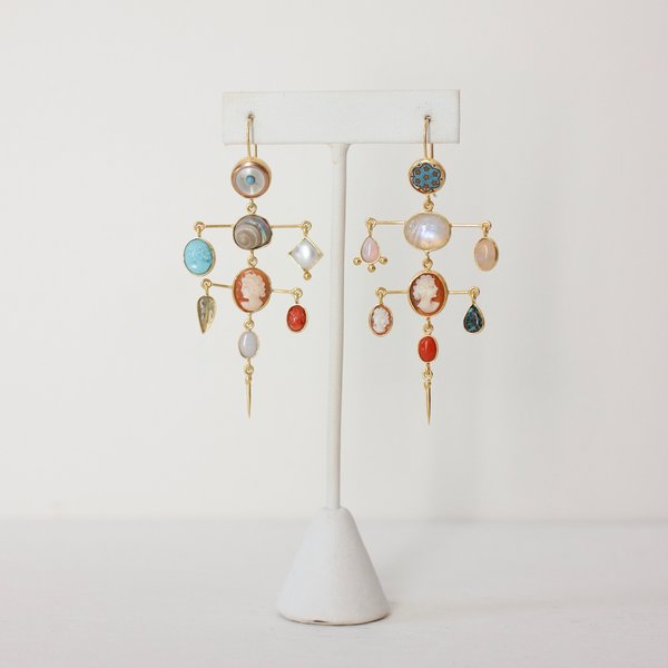 GRAINNE MORTON Layered Drop Earrings GRAINNE MORTON Layered Drop Earrings