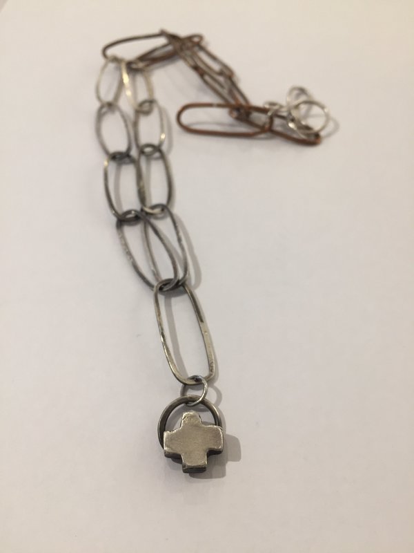 India Wysong Handcrafted Cross Pendant Necklace India Wysong Handcrafted Cross Pendant Necklace
