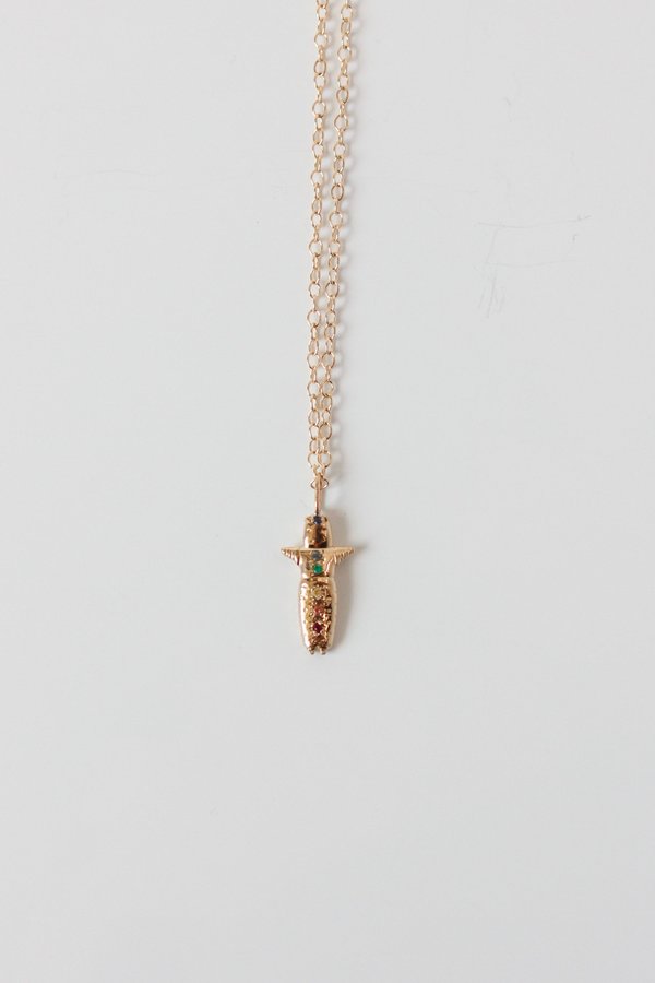 SOFIA ZAKIA AJPU Worry Doll Necklace SOFIA ZAKIA AJPU Worry Doll Necklace