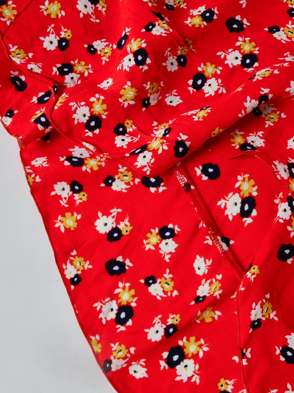 CELESTE WRAP SKIRT_RED CELESTE WRAP SKIRT_RED
