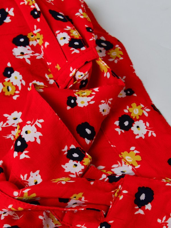 CELESTE WRAP SKIRT_RED CELESTE WRAP SKIRT_RED