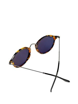 RB 2447 1158R5 SPOTTED BLUE HAVANA 49 SIZE RB 2447 1158R5 SPOTTED BLUE HAVANA 49 SIZE