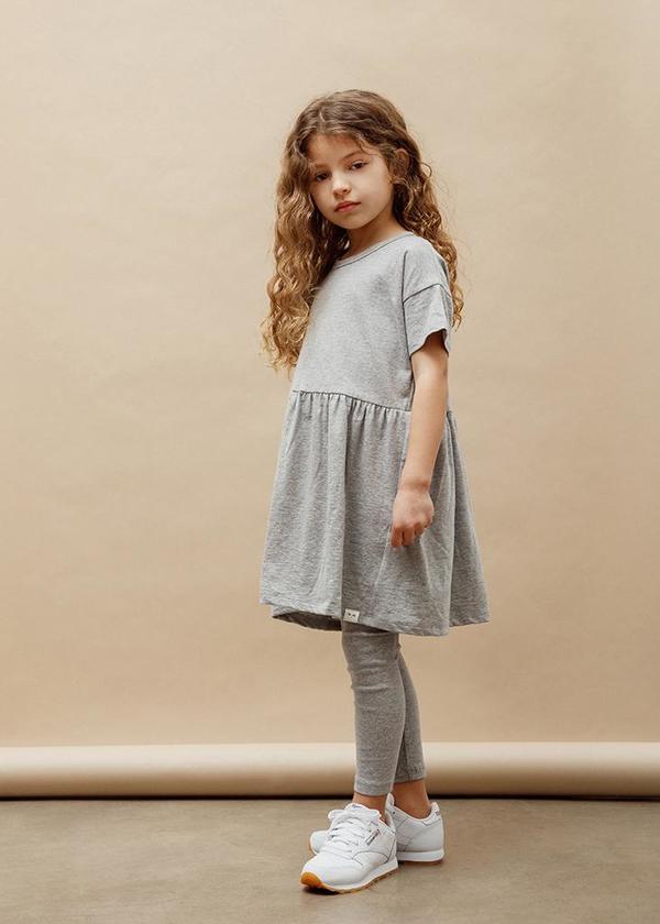 Kids Petits Vilains Martine T-Shirt Dress - Green Tea Kids Petits Vilains Martine T-Shirt Dress - Green Tea