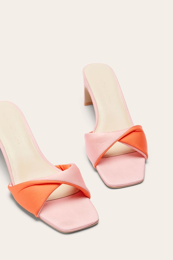 Nelson Made Maya Mule - Pink/Orange Nelson Made Maya Mule - Pink/Orange