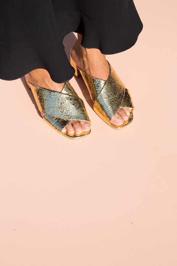 Tess Sandal Gold | Sample Tess Sandal Gold | Sample
