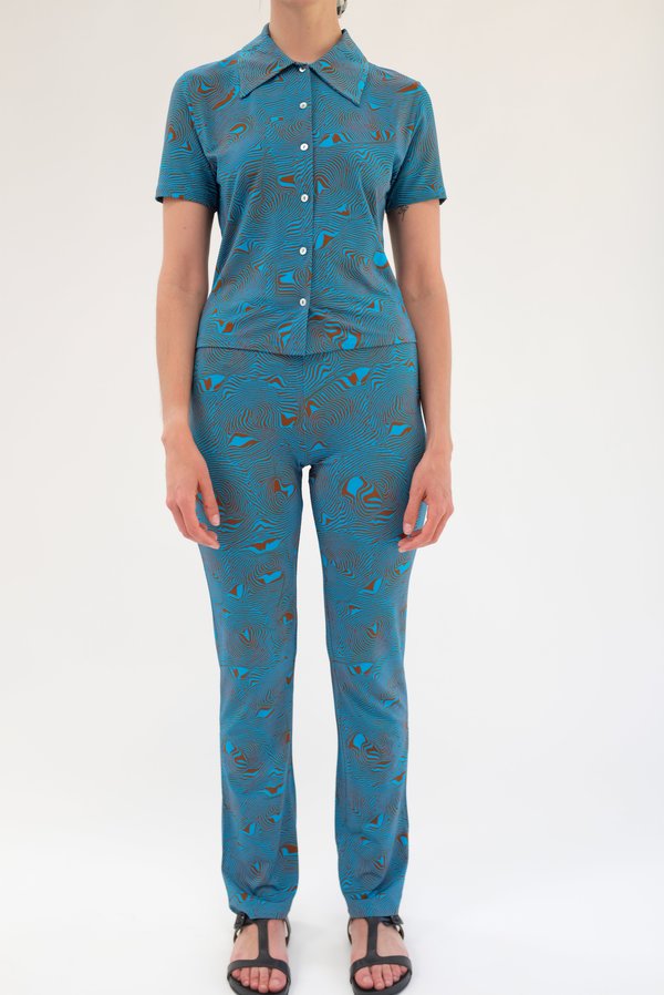 Paloma Wool Regina Top - Mosaic Blue Paloma Wool Regina Top - Mosaic Blue