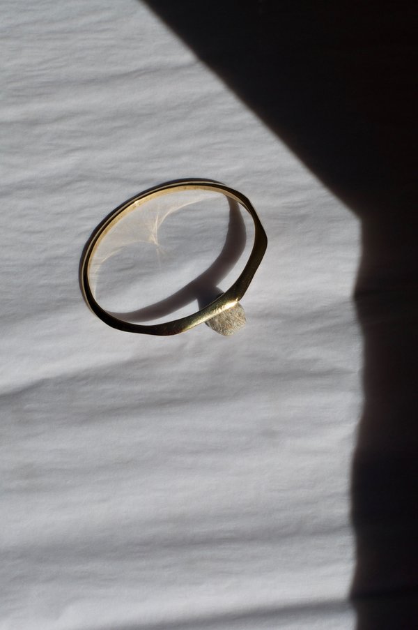 Jasmin Sparrow Blue Bangle - 14 carat gold-plated sterling silver Jasmin Sparrow Blue Bangle - 14 carat gold-plated sterling silver