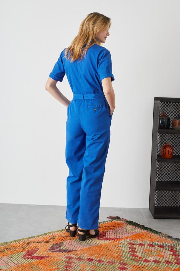 Leon and Harper Blue Jumpsuit Leon and Harper Blue Jumpsuit