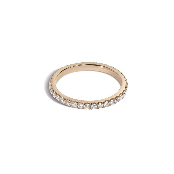 1.8mm Scoop-Set Eternity Band with White Diamonds - NEW 1.8mm Scoop-Set Eternity Band with White Diamonds - NEW