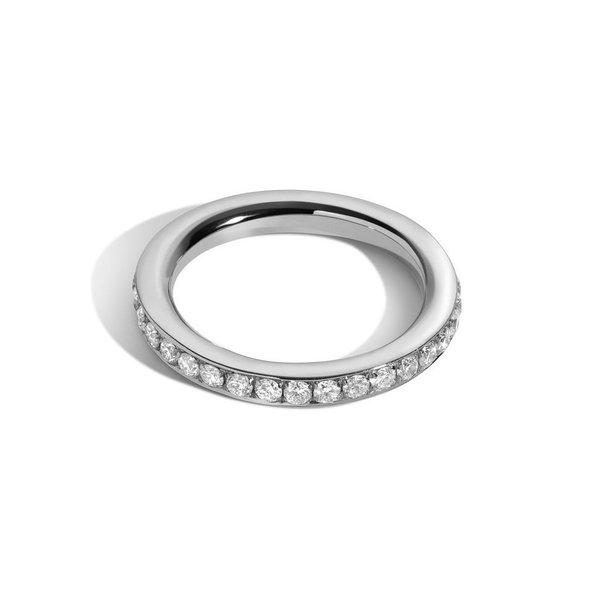 3mm Bright-Cut Eternity Band with White Diamonds - NEW 3mm Bright-Cut Eternity Band with White Diamonds - NEW