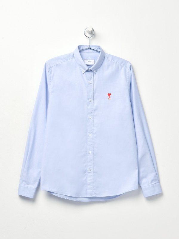 BUTTON-DOWN SHIRT AMI DE COEUR_LIGHT BLUE/459 BUTTON-DOWN SHIRT AMI DE COEUR_LIGHT BLUE/459