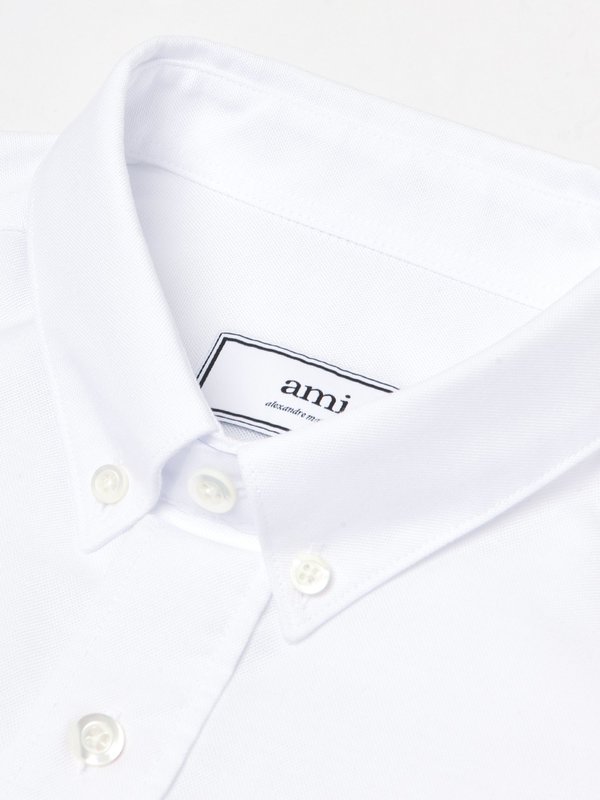 BUTTON-DOWN SHIRT AMI DE COEUR_WHITE/100 BUTTON-DOWN SHIRT AMI DE COEUR_WHITE/100