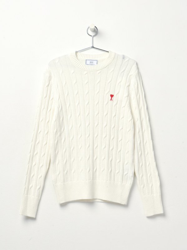 CABLE STITCH SWEATER_OFF-WHITE.150 CABLE STITCH SWEATER_OFF-WHITE.150