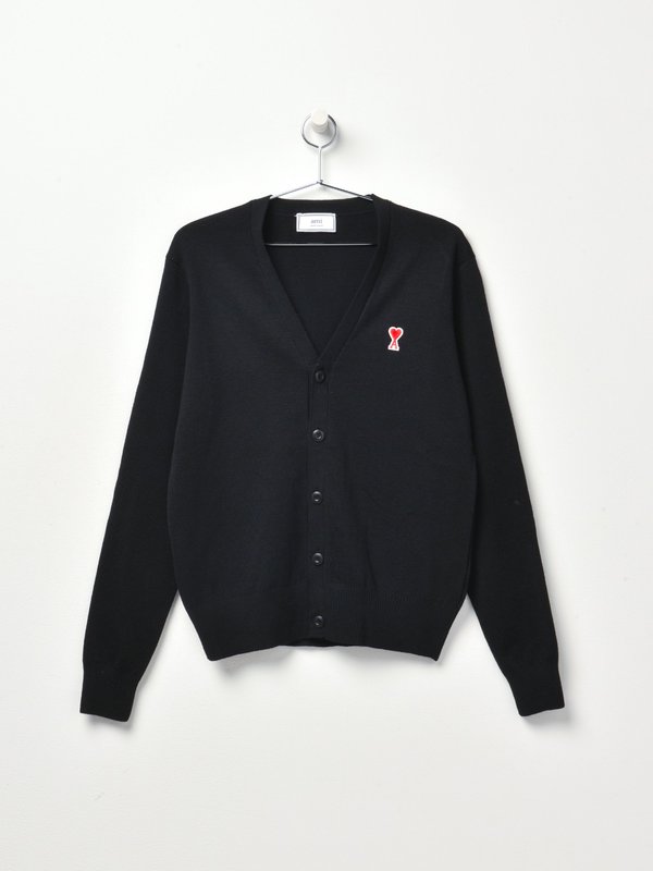 CARDIGAN AMI DE COEUR_NOIR/001 CARDIGAN AMI DE COEUR_NOIR/001