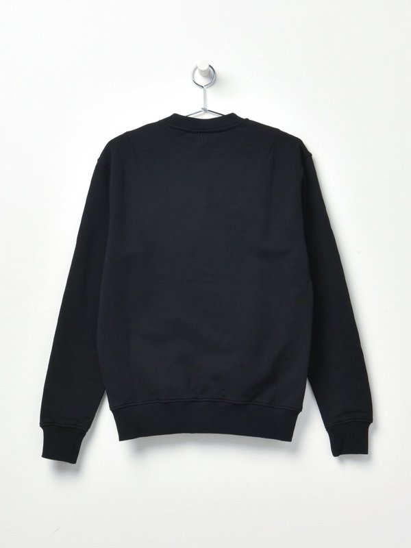 CREWNECK SWEATER AMI DE COEUR_NOIR/001 CREWNECK SWEATER AMI DE COEUR_NOIR/001