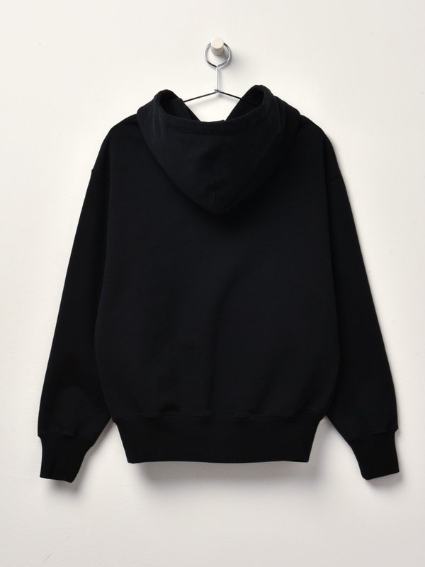 HOODIE WITH OVERSIZE AMI DE CUR_NOIR/001 HOODIE WITH OVERSIZE AMI DE CUR_NOIR/001