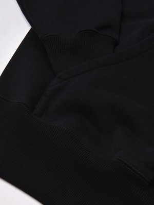 HOODIE WITH OVERSIZE AMI DE CUR_NOIR/001 HOODIE WITH OVERSIZE AMI DE CUR_NOIR/001