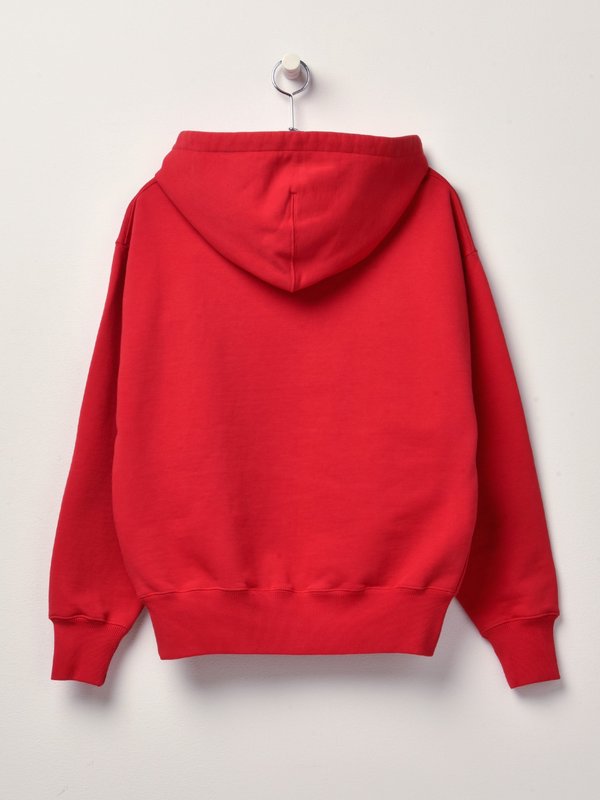 HOODIE WITH OVERSIZE AMI DE CUR_ROUGE/600 HOODIE WITH OVERSIZE AMI DE CUR_ROUGE/600