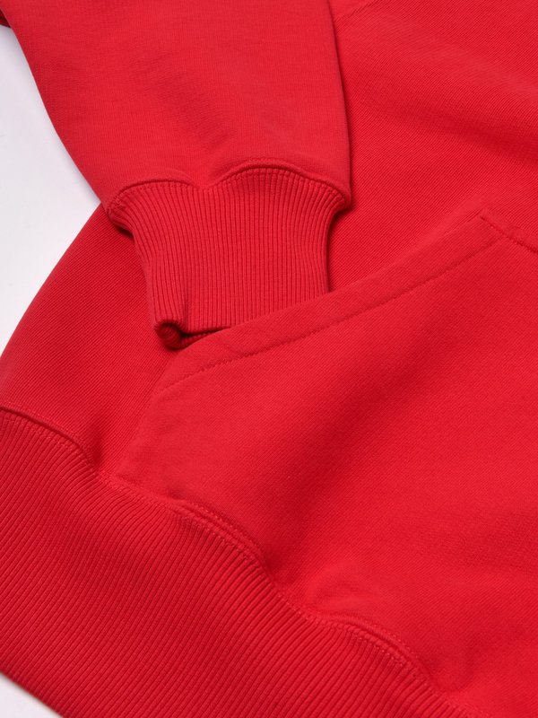 HOODIE WITH OVERSIZE AMI DE CUR_ROUGE/600 HOODIE WITH OVERSIZE AMI DE CUR_ROUGE/600
