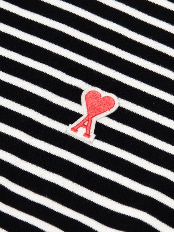 MARINIÈRE AMI DE COEUR_OFF-WHITE.BLACK.151 MARINIÈRE AMI DE COEUR_OFF-WHITE.BLACK.151