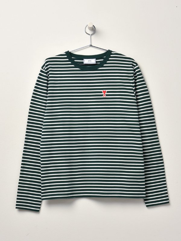 MARINIÈRE AMI DE COEUR_OFFWHITE/GREEN/153 MARINIÈRE AMI DE COEUR_OFFWHITE/GREEN/153
