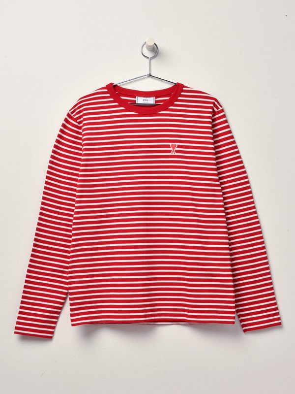 MARINIÈRE AMI DE COEUR_ OFF-WHITE/RED/154 MARINIÈRE AMI DE COEUR_ OFF-WHITE/RED/154