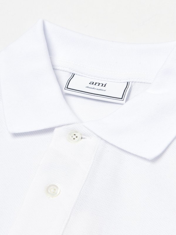 POLO SHIRT AMI DE COEUR_WHITE/100 POLO SHIRT AMI DE COEUR_WHITE/100