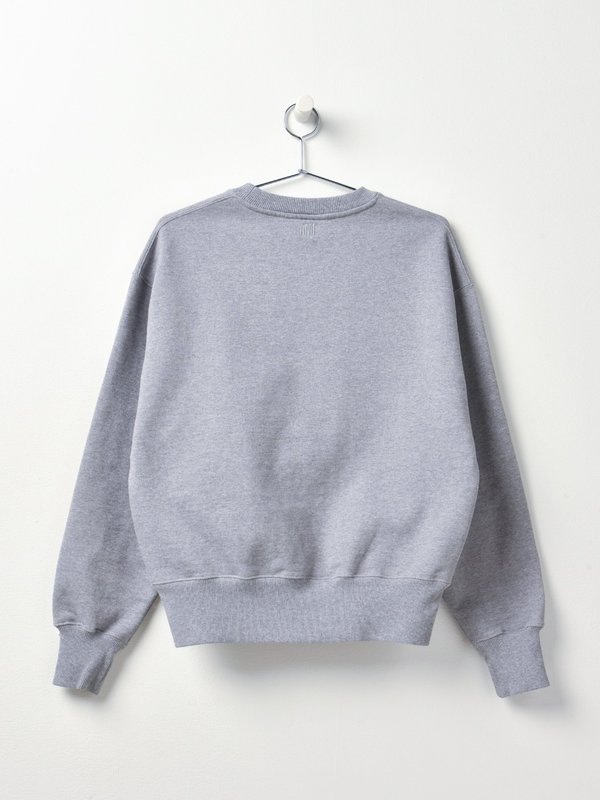 SWEATSHIRT AMI DE COEUR_HEATHER GREY/055 SWEATSHIRT AMI DE COEUR_HEATHER GREY/055