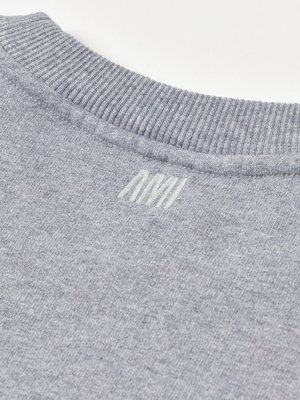 SWEATSHIRT AMI DE COEUR_HEATHER GREY/055 SWEATSHIRT AMI DE COEUR_HEATHER GREY/055