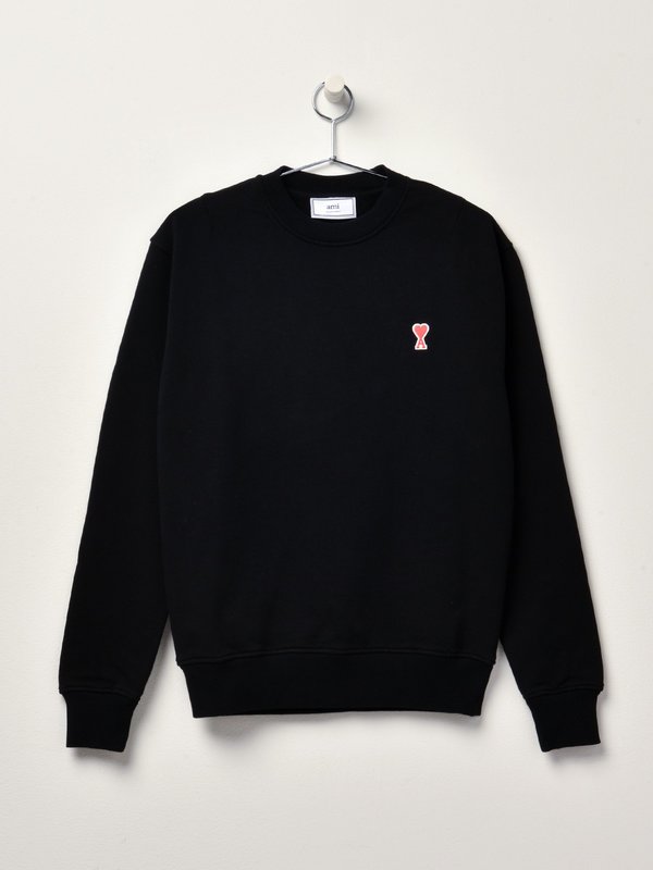 SWEATSHIRT AMI DE COEUR_NOIR/001 SWEATSHIRT AMI DE COEUR_NOIR/001