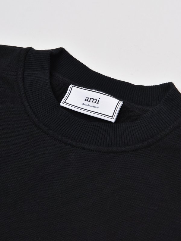 SWEATSHIRT AMI DE COEUR_NOIR/001 SWEATSHIRT AMI DE COEUR_NOIR/001