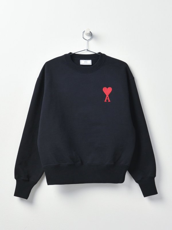 SWEATSHIRT AMI DE COEUR_NOIR/001 SWEATSHIRT AMI DE COEUR_NOIR/001