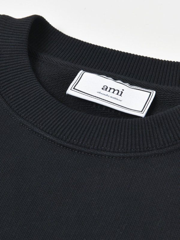 SWEATSHIRT AMI DE COEUR_NOIR/001 SWEATSHIRT AMI DE COEUR_NOIR/001
