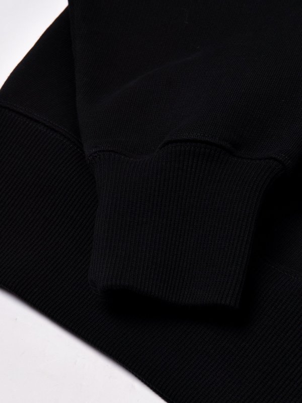 SWEATSHIRT WITH OVERSIZE AMI DE COEUR_NOIR/001 SWEATSHIRT WITH OVERSIZE AMI DE COEUR_NOIR/001