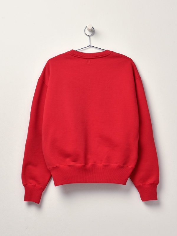 SWEATSHIRT WITH OVERSIZE AMI DE COEUR_ROUGE/600 SWEATSHIRT WITH OVERSIZE AMI DE COEUR_ROUGE/600