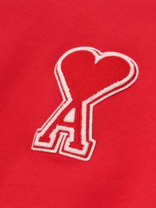 SWEATSHIRT WITH OVERSIZE AMI DE COEUR_ROUGE/600 SWEATSHIRT WITH OVERSIZE AMI DE COEUR_ROUGE/600