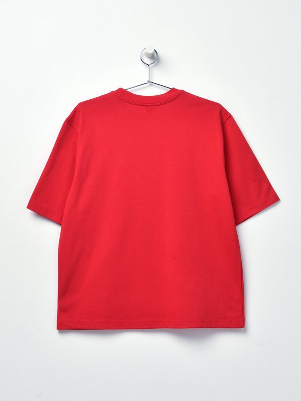 T-SHIRT WITH OVERSIZE AMI DE COEUR_ROUGE/600 T-SHIRT WITH OVERSIZE AMI DE COEUR_ROUGE/600