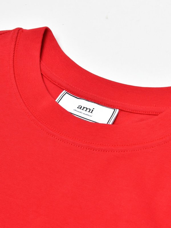 T-SHIRT WITH OVERSIZE AMI DE COEUR_ROUGE/600 T-SHIRT WITH OVERSIZE AMI DE COEUR_ROUGE/600