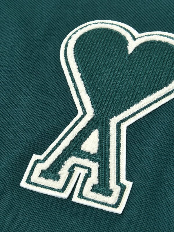 T-SHIRT WITH OVERSIZE AMI DE COEUR_VERT/300 T-SHIRT WITH OVERSIZE AMI DE COEUR_VERT/300