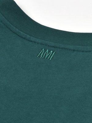 T-SHIRT WITH OVERSIZE AMI DE COEUR_VERT/300 T-SHIRT WITH OVERSIZE AMI DE COEUR_VERT/300