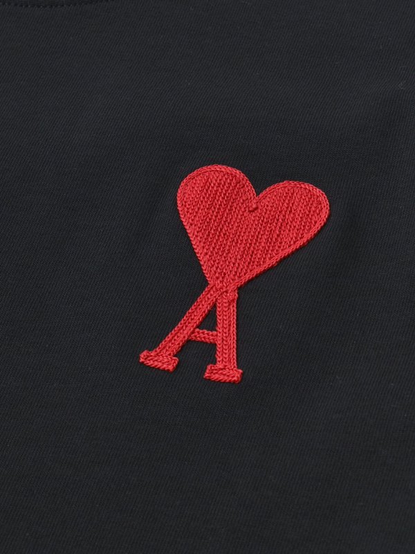 T-SHIRTAMI DE COEUR_NOIR/001 T-SHIRTAMI DE COEUR_NOIR/001