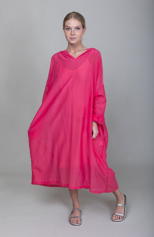 ICHI ANTIQUITES Silk Long Azumadaki Dress - Pink ICHI ANTIQUITES Silk Long Azumadaki Dress - Pink
