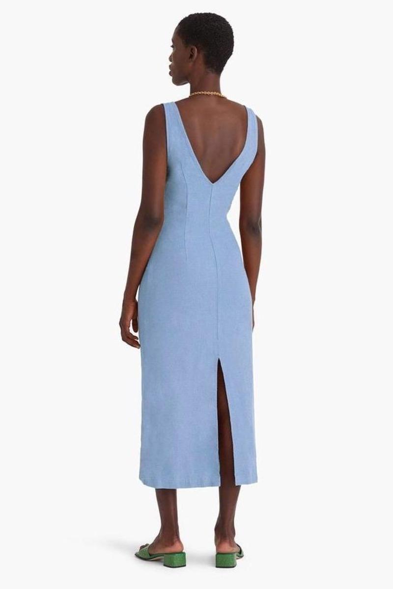 PALOMA WOOL｜DRESSES (Merlo (SP4305-blue)) Paloma Wool Emma Long Linen Dress - Light Blue | Garmentory