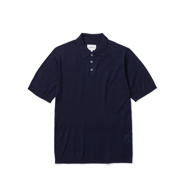 Norse Projects Johan Merino Polo - Dark Navy