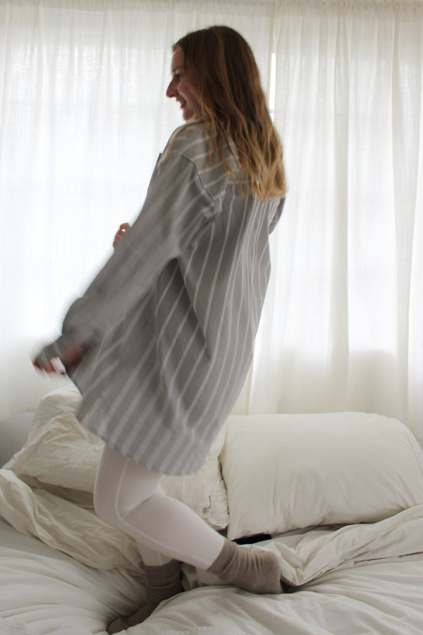 General Sleep Sleep Shirt lounge - Sky Stripe General Sleep Sleep Shirt lounge - Sky Stripe