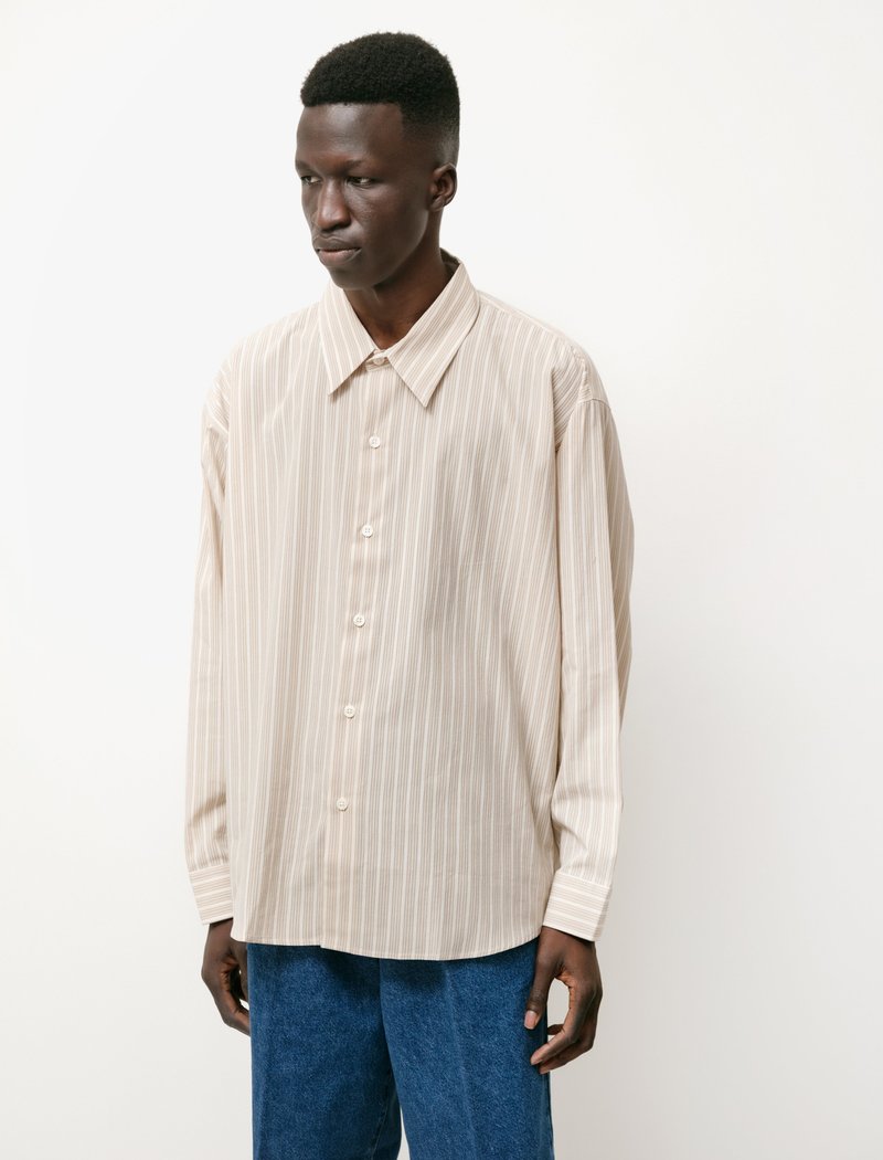 mfpen Exact Shirt - Beige Stripe | Garmentory