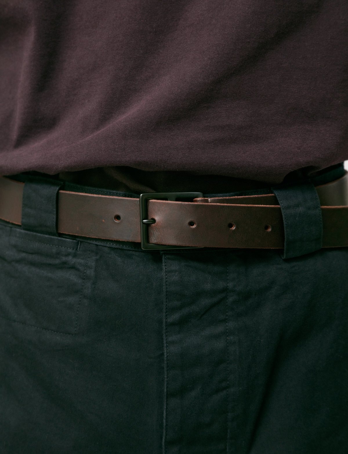 小物 MARGARET HOWELL LEATHER BELT margaret-howell-universal-aw24