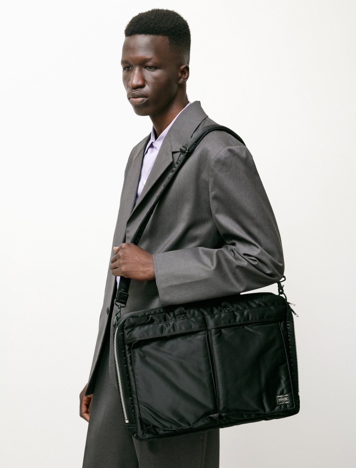 Porter Tanker 2Way Briefcase - Black | Garmentory