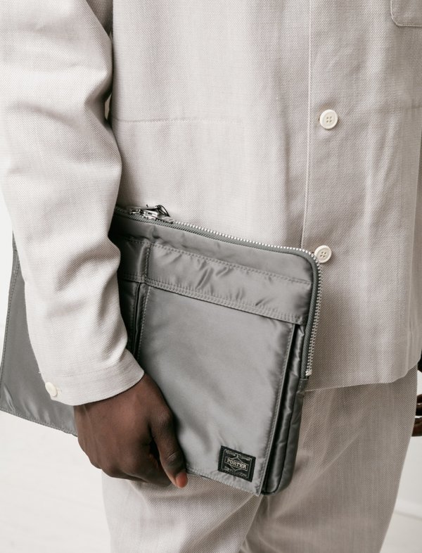 Porter Tanker Document Case - Silver/Grey | Garmentory