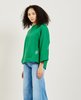 Ganni Isoli Oversized Raglan Sweatshirt - Kelly Green - Thumbnail 2